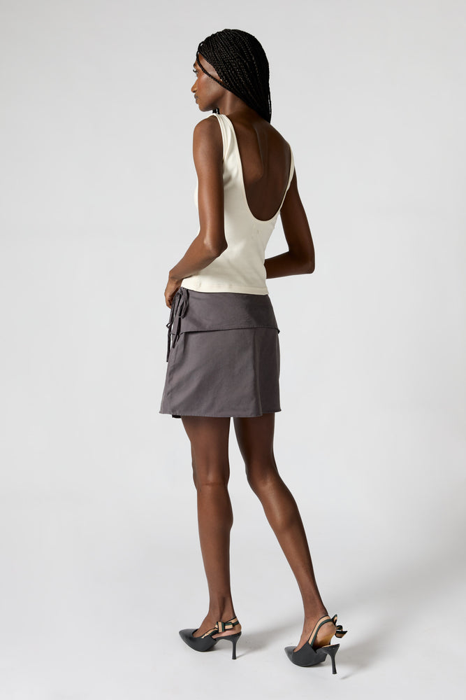 
                  
                    Load image into Gallery viewer, THE TAILORED SKIRT WITH TIES
                  
                