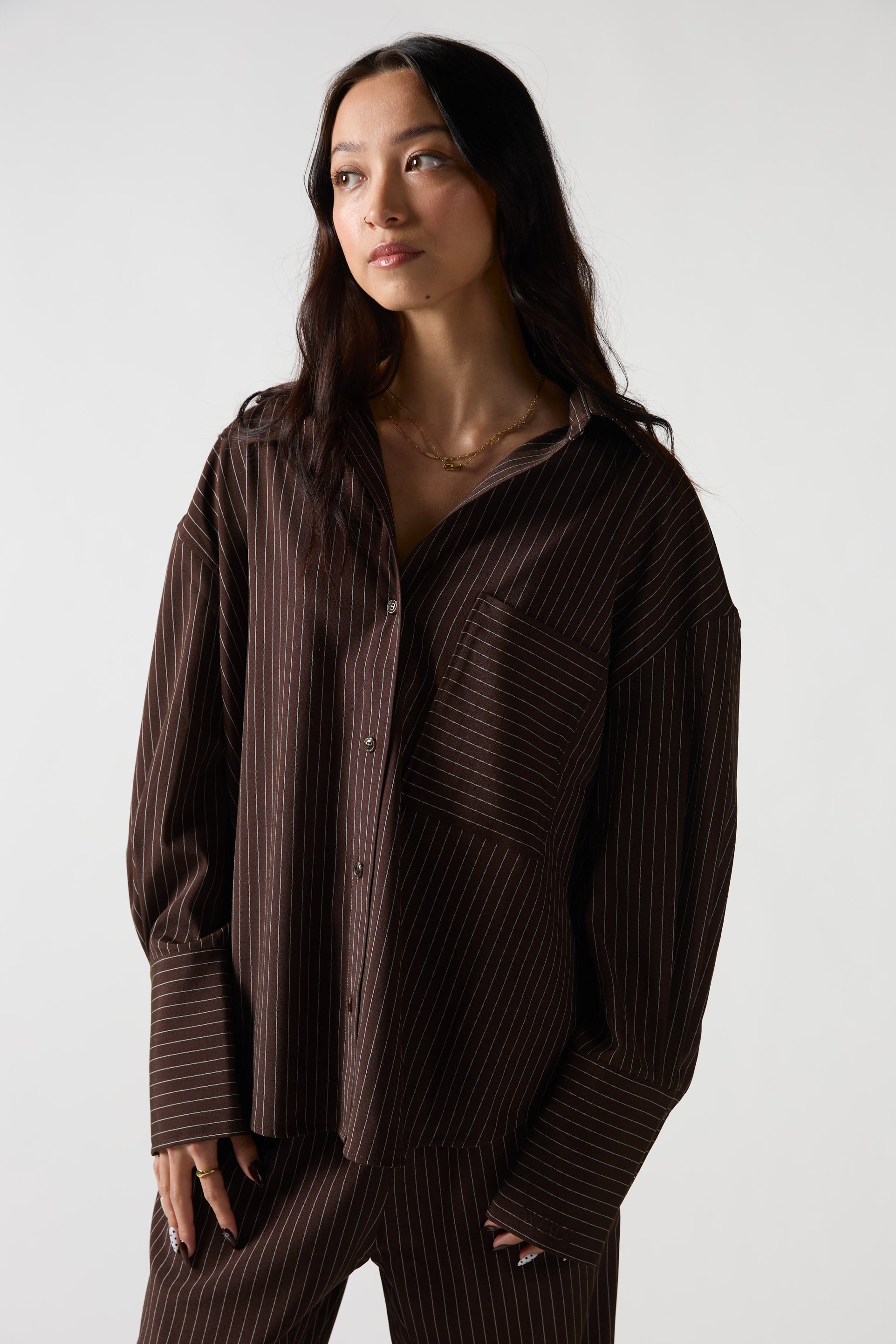 Spick&Span Noble ノーブル ストレッチ カシュクールシャツ 38