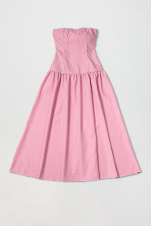 
                  
                    Load image into Gallery viewer, THE GINGHAM TUBE DRESS
                  
                