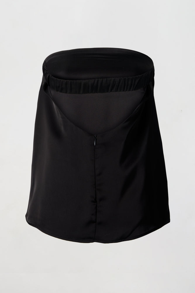 
                  
                    Load image into Gallery viewer, THE SATIN OPEN BACK BANDEAU TOP
                  
                