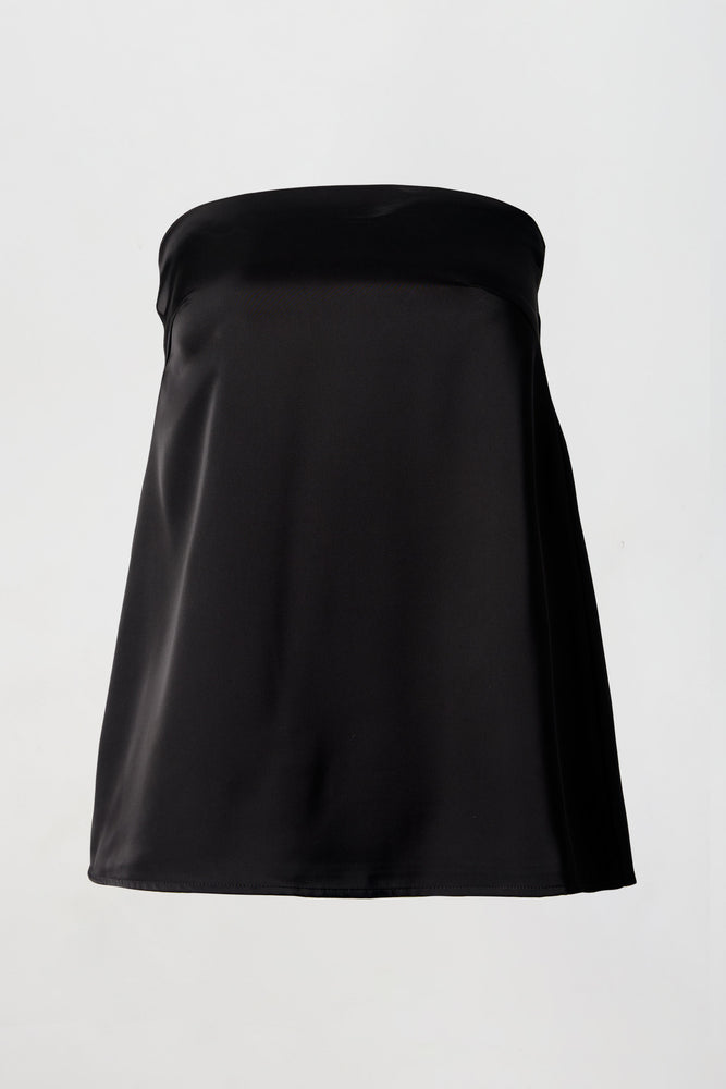 
                  
                    Load image into Gallery viewer, THE SATIN OPEN BACK BANDEAU TOP
                  
                