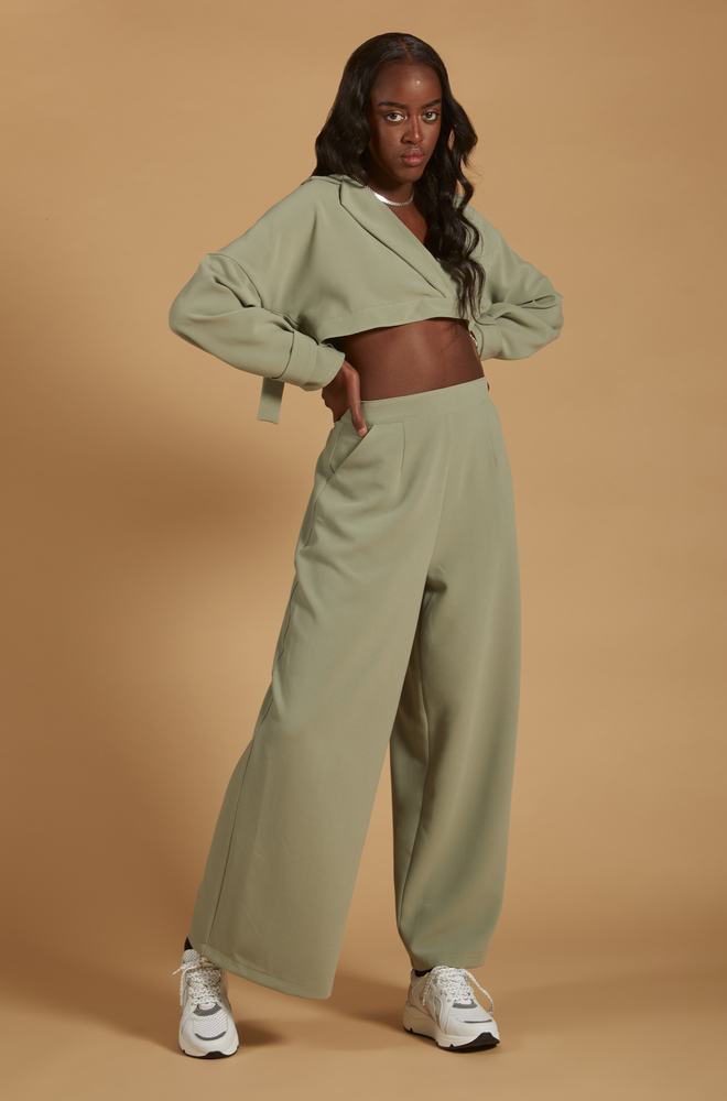 Pantalon taille discount extra haute