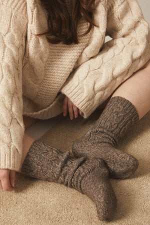 
                  
                    Load image into Gallery viewer, THE RECYCLED KNITTED SOCKS
                  
                
