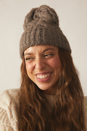 
                  
                    Load image into Gallery viewer, THE RECYCLED KNITTED BEANIE
                  
                