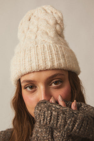 
                  
                    Load image into Gallery viewer, THE RECYCLED KNITTED BEANIE
                  
                